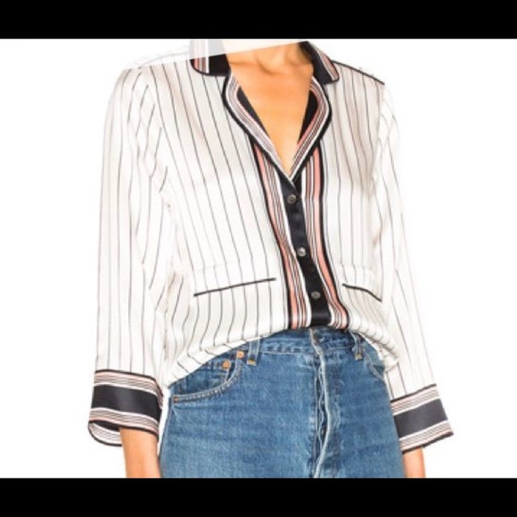 Kate Moss Other - Kate Moss Equipment Silk PJ Top